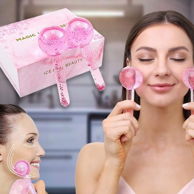 Lodowe kule do masażu twarzy (2 szt.) | GLACIE