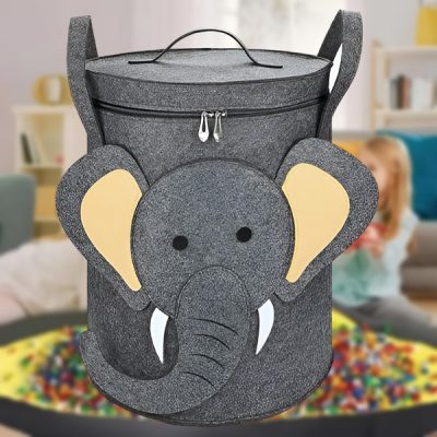 Organizer na zabawki z wbudowaną matą do zabawy | FOLDATOY