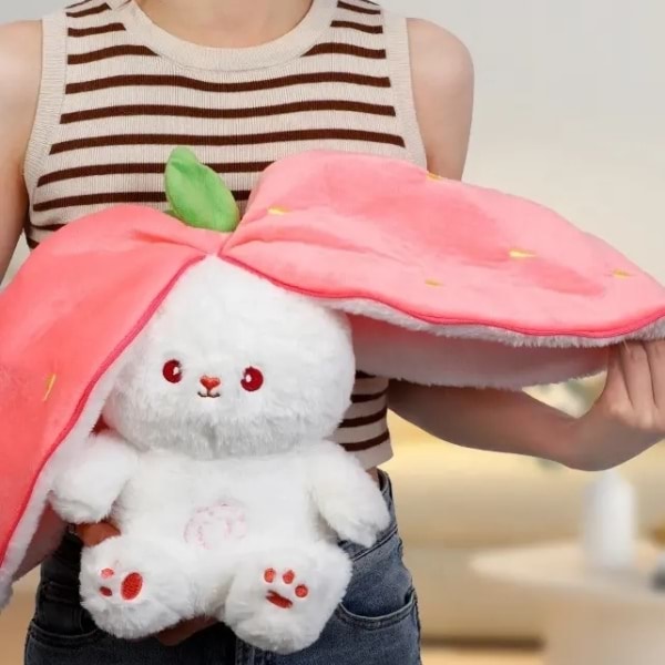 Zabawka dla dzieci króliczek, który śpi i oddycha | STRAWBIT