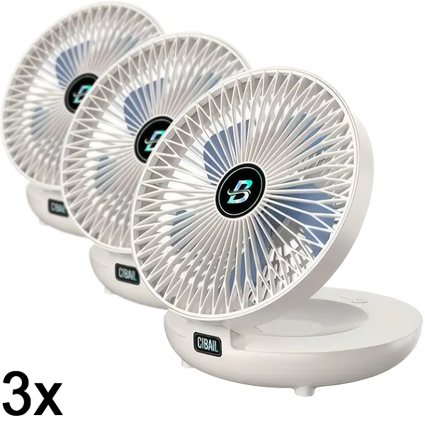 3x Przenośny mini wentylator | AIRCOLIO