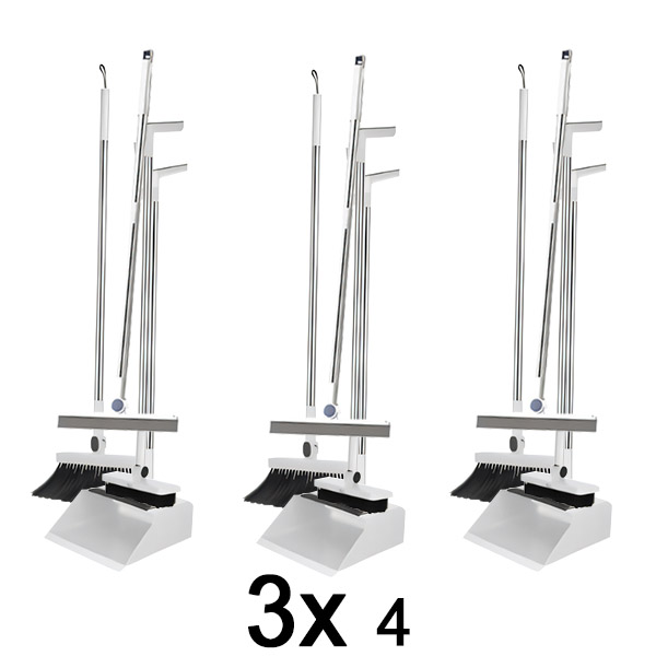 3x Miotła, która czyści się sama (4szt/zestaw) | BROOMZI