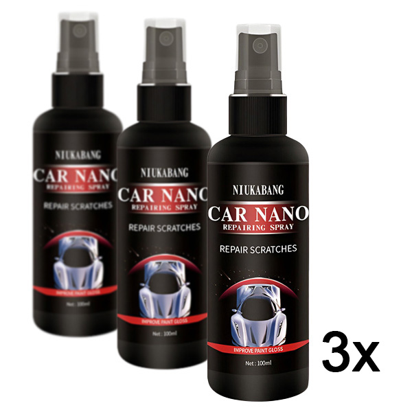 3x Nano spray do naprawy zarysowań samochodowych | CAREASE