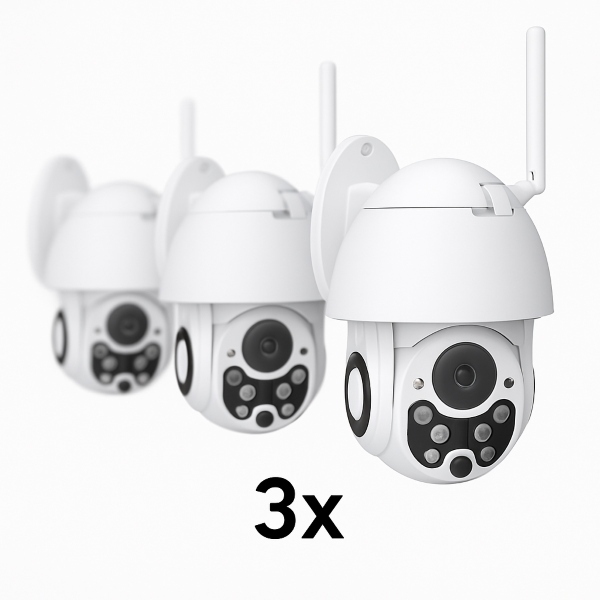 3x Zewnętrzna i wewnętrzna kamera bezprzewodowa | DIGICAM