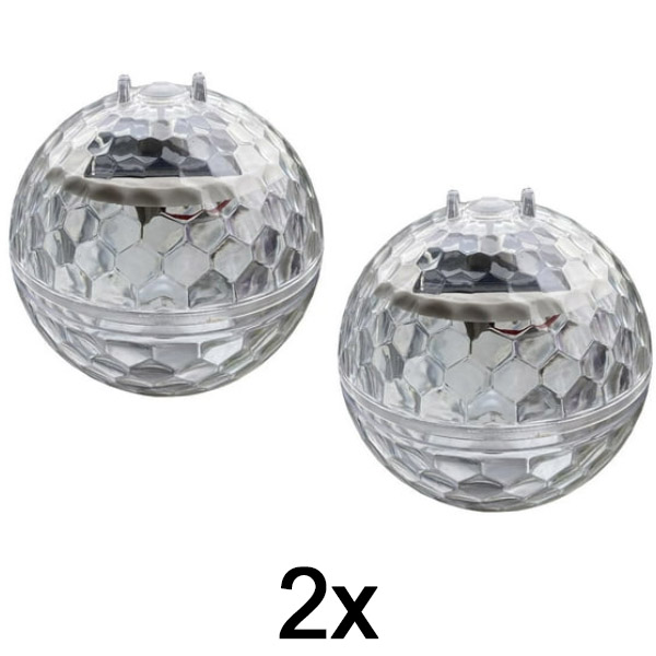 2x Kula Dyskotekowa Solarna DISCOGLO – Eleganckie i Zabawne Oświetlenie dla Każdej Przestrzeni! | DISCOGLO