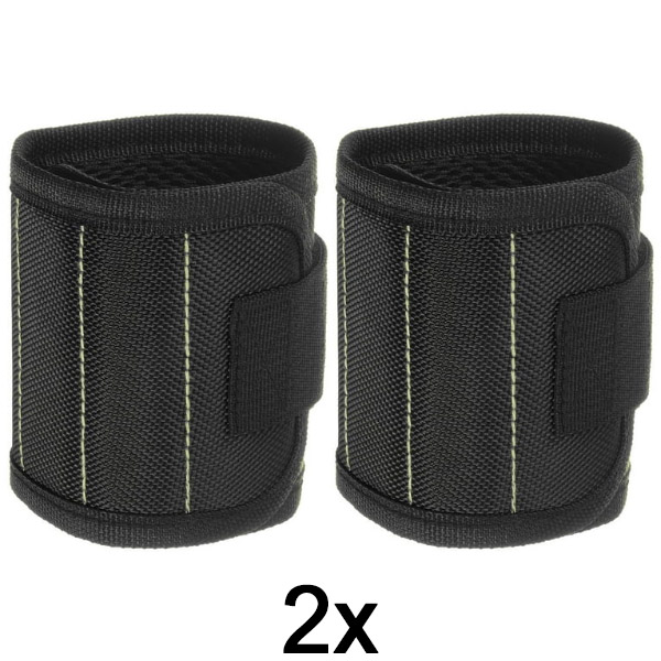 2x Magnetyczna opaska na rękę na narzędzia | HANDYMAG