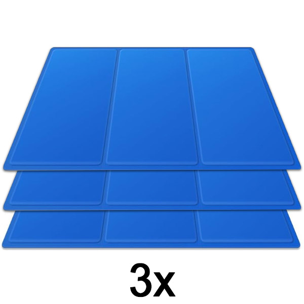 3x Chłodząca mata dla zwierząt – 90 x 50 cm, bez prądu ani wody | PAWCHILL