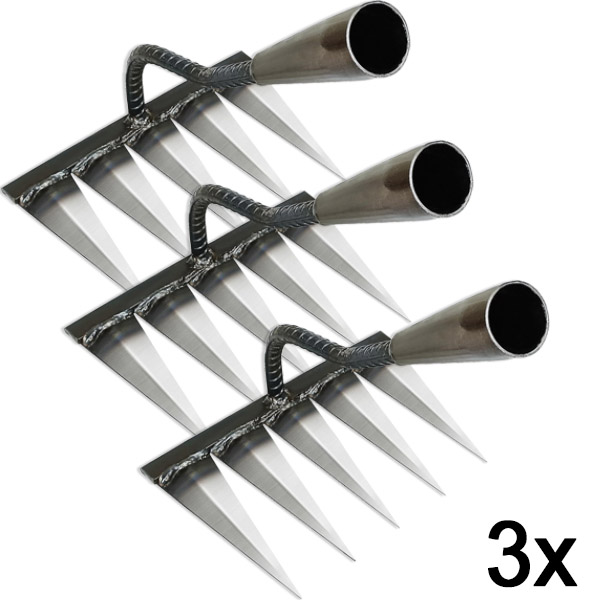 3x Wielofunkcyjne narzędzie ogrodowe do pielęgnacji gleby | PRONGSPRO