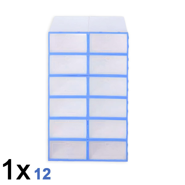 1x Plastikowe pudełko do przechowywania butów (12 sztuk) | SHOEZY