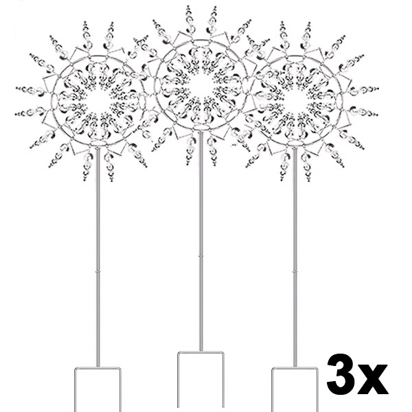 3x Magiczny ogrodowy wiatrak kinetyczny | WINDARA