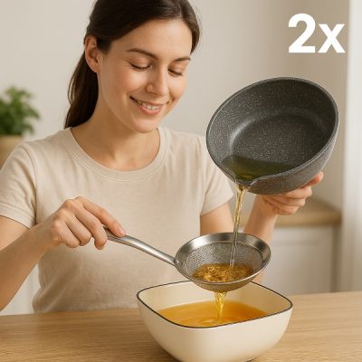 Sitko ze stali nierdzewnej, które filtruje wszystko (2 szt.) | FILTRINKA