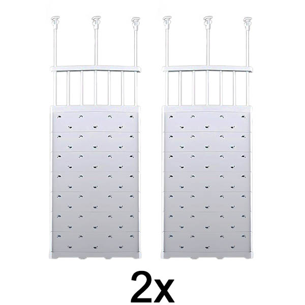 2x Rozszerzalna półka do przechowywania | SHELFEXPEND
