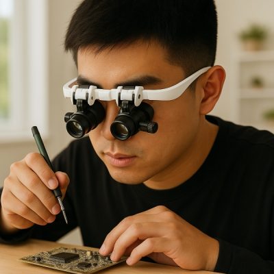 Okulary powiększające LED | GLAZOOM