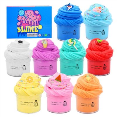 Super glina slime (9 szt.) | CLAYFUN